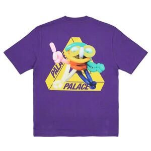 Palace Tri Twister T Shirt in Regal Purple